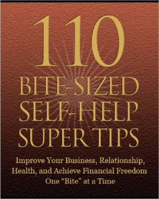 110 Bite Sized Self Help Super Tipsnook Book - 