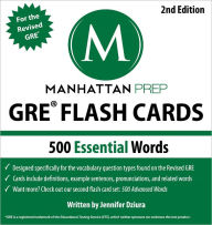 Title: 500 Essential Words: GRE Vocabulary Flash Cards, 2nd Edition, Author: Manhattan Prep