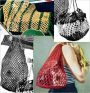 Mesh Styled Shopping Bags for Crochet and Laundry Bags for Crochet