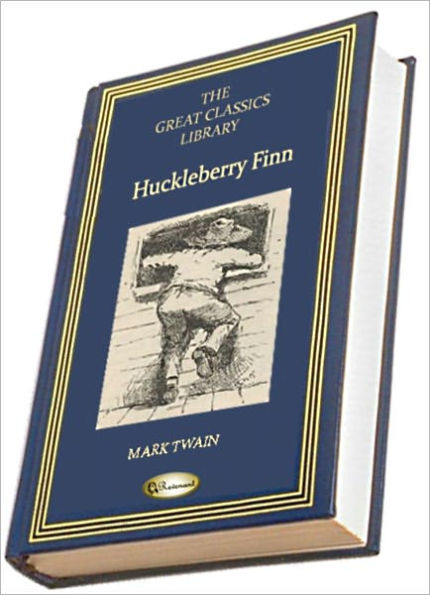 Adventures of Huckleberry Finn (Illustrated) (THE GREAT CLASSICS LIBRARY)