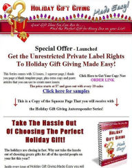 Title: Discover Holiday Gift Giving Made Easy - How to choose great gifts for the special men and women on your list!, Author: eBook 4U