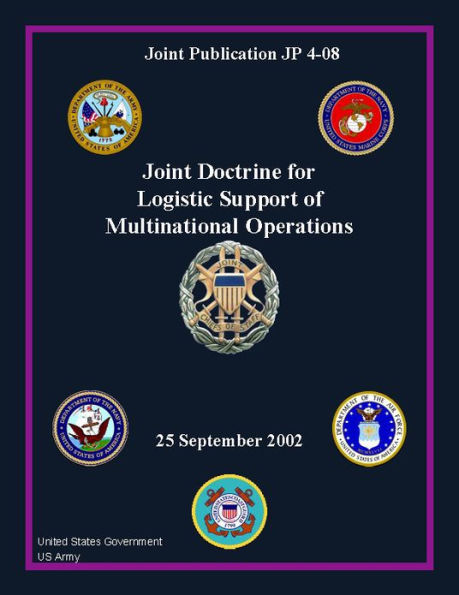 Joint Publication JP 4-08 Joint Doctrine for Logistic Support of Multinational Operations 25 September 2002