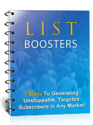 Title: List Boosters, Author: Alan Smith