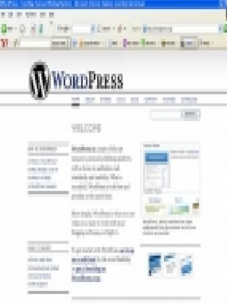 WordPress Blogging system