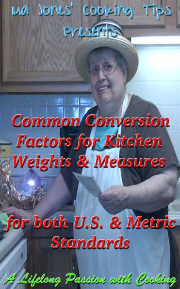 Ma Jones' Cooking Tips Presents: Cooking Conversion Factors-U.S. & Metric