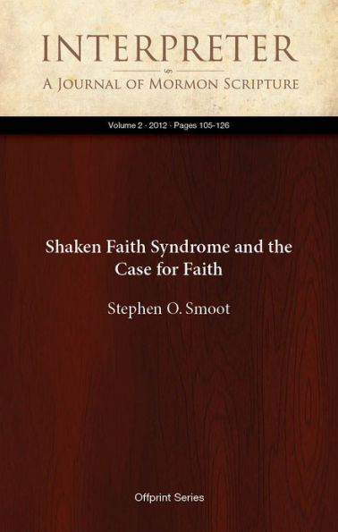 Shaken Faith Syndrome and the Case for Faith