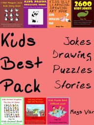 Title: Kids Best Pack Jokes Puzzles Stories Drawing Books, Author: Megs