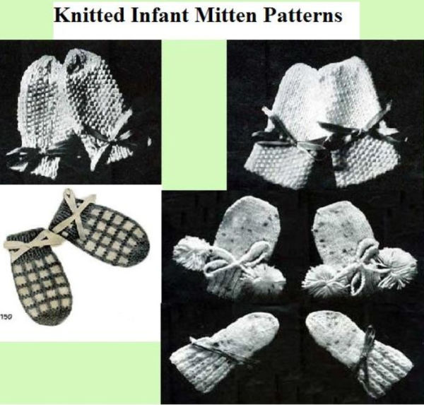 Knitted Infant Mitten Patterns