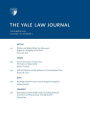 Yale Law Journal: Volume 122, Number 2 - November 2012