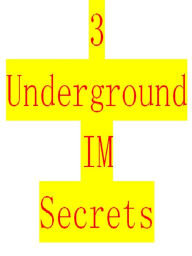 Title: The 3 biggest Underground IM secrets, Author: Alan Alan Smith