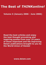 Title: Think Deism - The Best on THINKonline Volume 3, Author: Bob Johnson