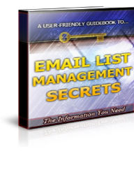 Title: Email List Management Secrets, Author: Alan Smith