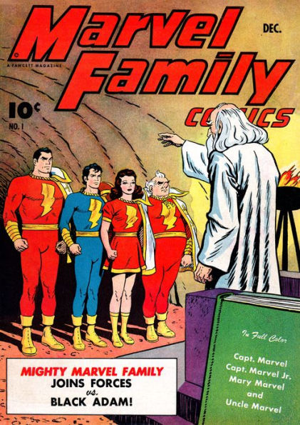 Marvel Family Number 1 Superhero Comic Book