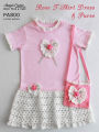 PA800 Rose T-shirt Dress Purse Crochet Pattern