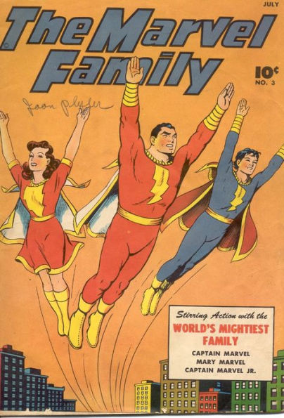 Marvel Family Number 3 Superhero Comic Book