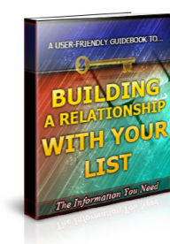 Title: Build Relationship With Your List, Author: Alan Smith