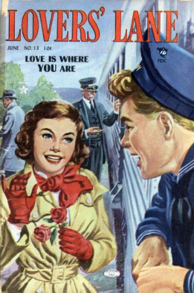 Lovers Lane Number 13 Romance Comic Book