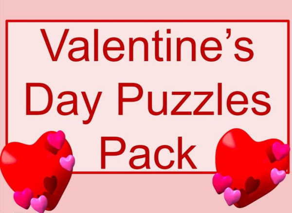 Valentine's Day Fun Puzzles Pack
