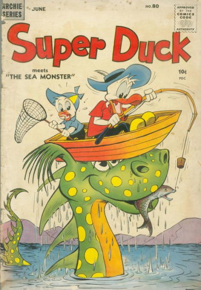 Super Duck Number 80 Childrens Comic Book