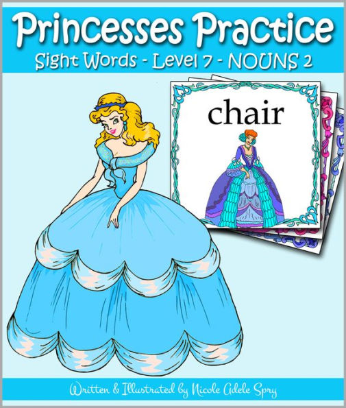 Princesses Practice Sight Words - Level 7: NOUNS 2