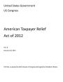 American Taxpayer Relief Act of 2012 H.R. 8 January 3rd, 2013