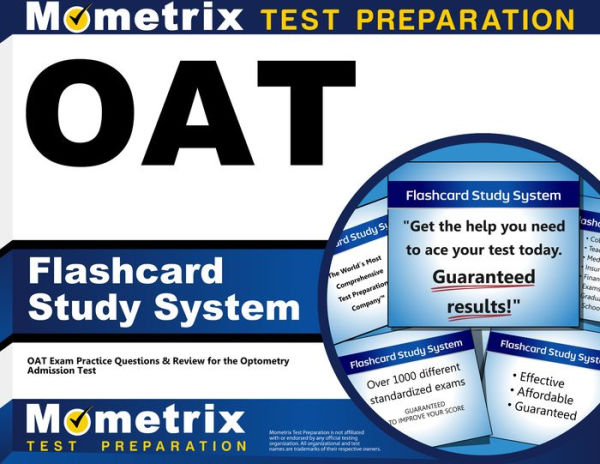 OAT Flashcard Study System: OAT Exam Practice Questions & Review for the Optometry Admission Test