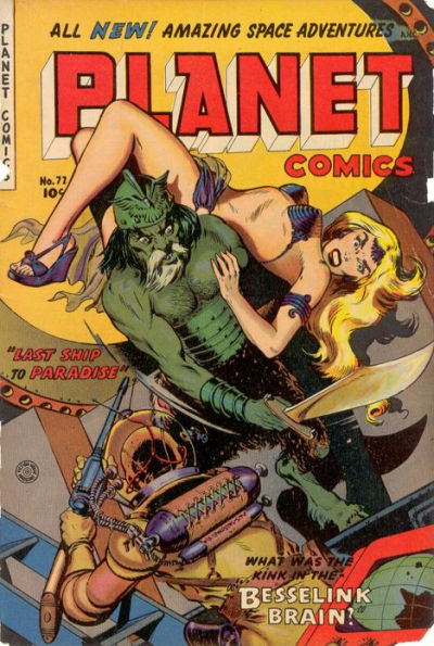Planet Comics Number 72 Fantasy Comic Book
