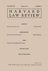 Title: Harvard Law Review: Volume 126, Number 3 - January 2013, Author: Harvard Law Review
