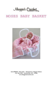 Title: PB062 Moses Basket Baby Crochet Pattern, Author: MAggie Weldon