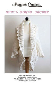 Title: Crochet Pattern Crochet Shell Edged Jacket PA348, Author: Maggie Weldon