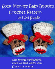 Title: Sock Monkey Baby Booties Crochet Pattern, Author: Lori Stade