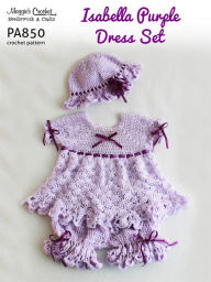 Title: PA850-R Isabella Purple Dress Crochet Pattern, Author: Maggie Weldon