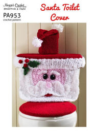 Title: PA953-R Santa Toilet Cover Crochet Pattern, Author: Maggie Weldon