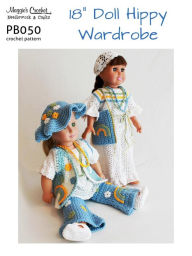 Title: PB050-R Hippy Doll Set Crochet Pattern, Author: Maggie Weldon