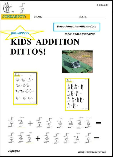 Kids Addition Dittos