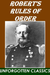 Title: Robert's Rules of Order, Author: Henry M. Robert