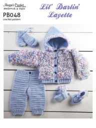 Title: PB048-R Li'l Darlin' Layette Crochet Pattern, Author: Maggie Weldon