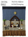 PA957-R Nativity Wallhanging and Afghan Crochet Pattern