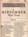 A Midsummer Night's Dream