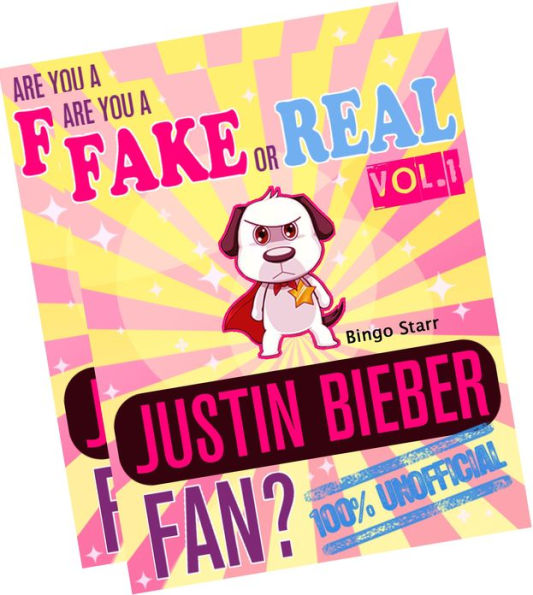 Are You a Fake or Real Justin Bieber Fan? Bundle Version - Red and Yellow - The 100% Unofficial Quiz and Facts Trivia Travel Set Game