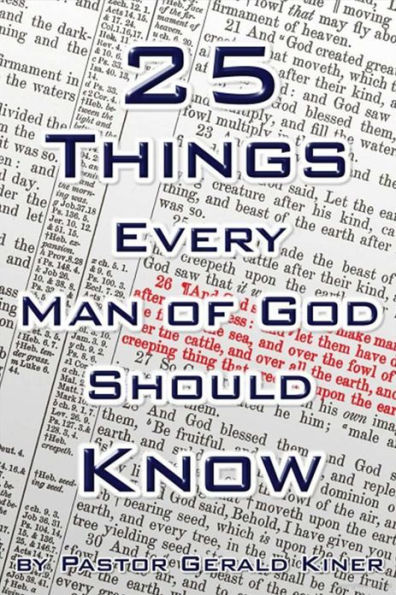 25 Things Every Man of God Should Know