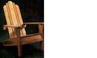 Title: Custom Designed Plans to Build This Long Life Mahogany Stylish Adirondack Chair, Author: J. Blanchard