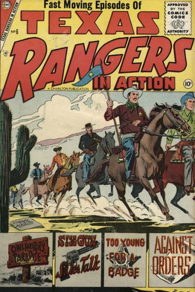 Texas Rangers in Action Number 6 Western Comic Book