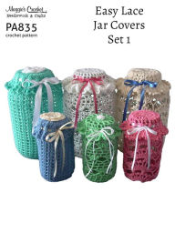Title: PA835-R Easy Lace Jar Covers Set 1 Crochet Pattern, Author: MAggie Weldon