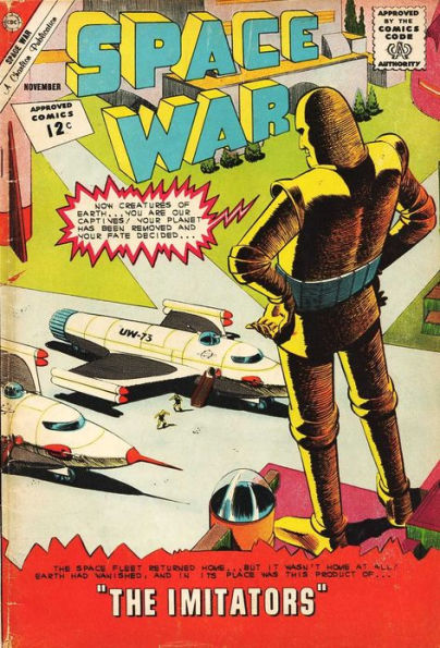 Space War Number 19 Science Fiction Comic Book