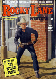 Title: Rocky Lane Number 15 Western Comic Book, Author: Lou Diamond