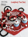 PB053-R Ladybug Tea Set Crochet Pattern