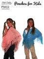 Crochet Pattern Ponchos For Kids PS032-R