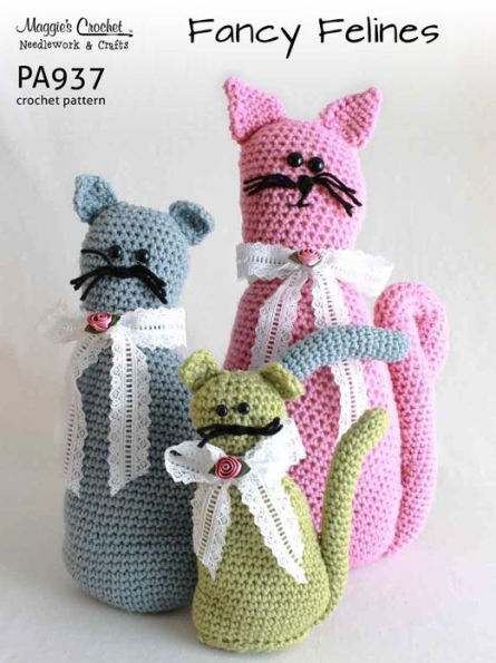 PA937-R Fancy Felines Crochet Pattern