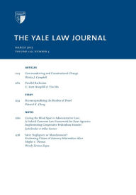 Title: Yale Law Journal: Volume 122, Number 5 - March 2013, Author: Yale Law Journal